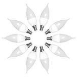 لامپ اس ام دی 7 وات ای دی سی مدل شمعی اشکی  پایه E14 بسته 10 عددی