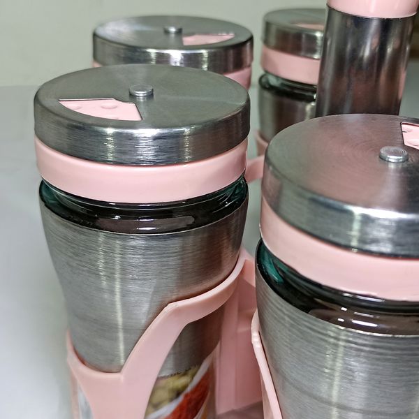 ست جا ادویه 6 پارچه کاپریس مدل پارادایس کد 01