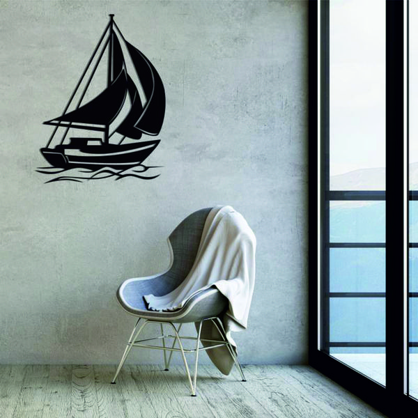 دیوارکوب طرح قایق