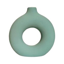 گلدان دکوری مدل دونات مینیمال