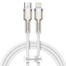 کابل تبدیل USB-C به لایتنینگ بیسوس مدل CATLJK-A02 Zinc Alloy PD20W طول 1 متر