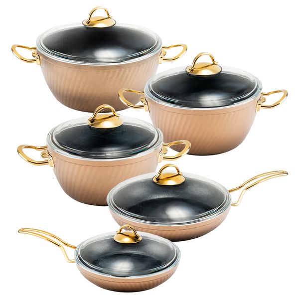 سرویس پخت و پز 10 پارچه ام جی اس مدل فورج BLACK