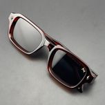 عینک آفتابی مستطیلی آلبرت وگ مدل SZ8106 Sangria Obsidian