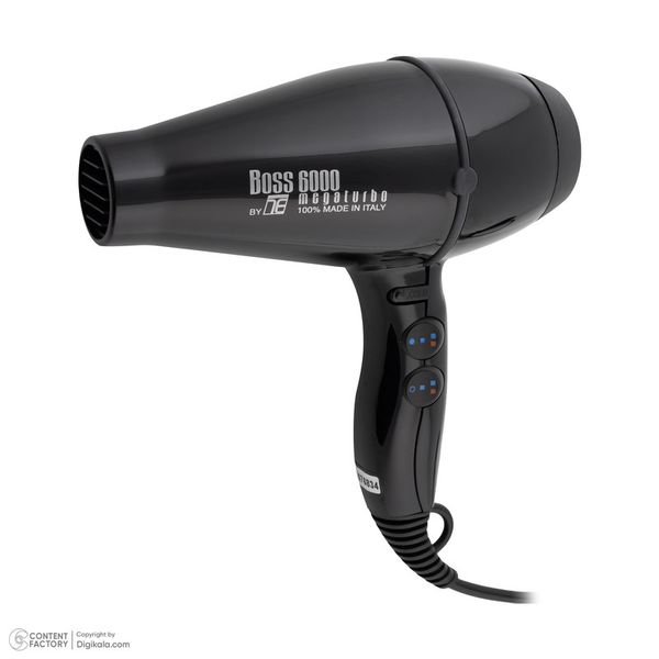 سشوار حرفه‌ای تکنو درای مدل Boss 6000 با توان 2500 وات