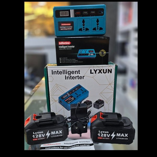 اینورتر شارژی هوشمند LYXUN مدل 2 پریز تبدیل برق 220 ولت- کد شناسه محصول :PE-1003