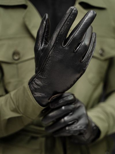 دستکش چرم طبیعی کد g111