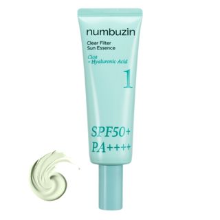 کرم ضد آفتاب رنگی صورت  نامبوزین SPF 50 مدل  Clear Filter 1  محافظ در برابر UVA و UVB تنالیته رنگ لایت مناسب برای انواع پوست  حج