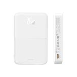 پاوربانک بی‌سیم 20 وات بیسوس مدل MagPro Magnetic Bracket 20w با ظرفیت 5000 میلی آمپر ساعت به همراه کابل USB-C به USB-C