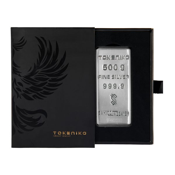 شمش نقره 500 گرمی توکنیکو