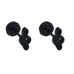 پیرسینگ گوش طرح نت موسیقی کد Ps05 بسته 2 عددی