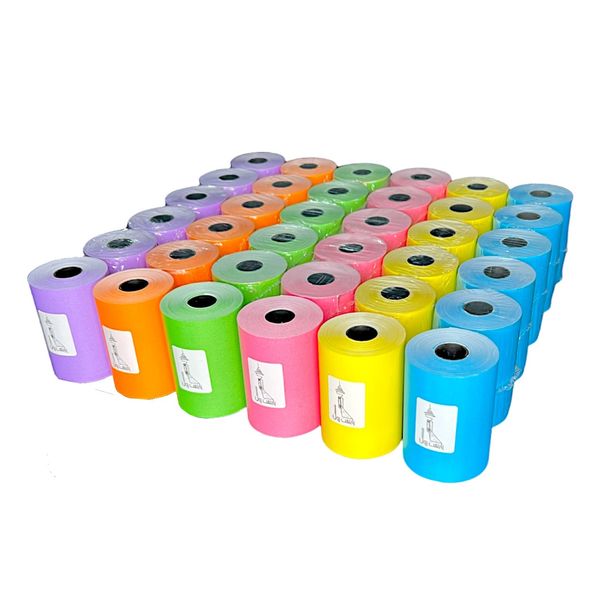 کاغذ پرینتر حرارتی پایتخت رول مدل Mix80mm بسته 30 عددی