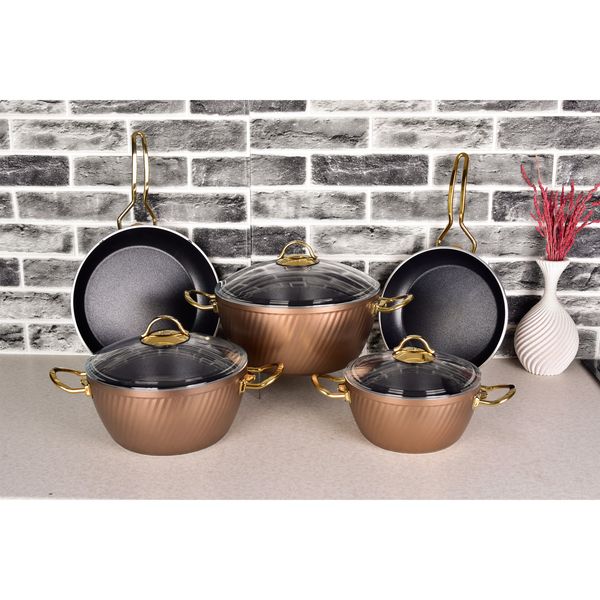 سرویس پخت و پز 10 پارچه ام جی اس مدل فورج ساده