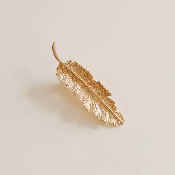 گیره مو زنانه طرح پر کد Mhr-285