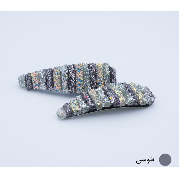 گیره مو مدل StripesCy بسته 2 عددی