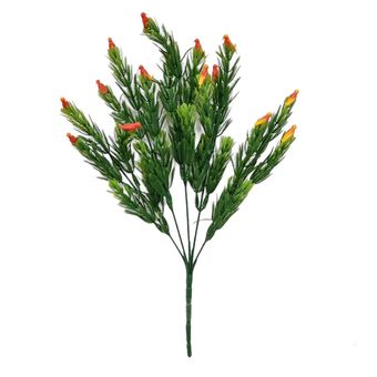 گل مصنوعی مدل بوته برگ طرح پرنده