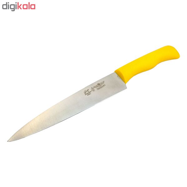 چاقو آشپزخانه حیدری مدل راسته ای طرح المانی