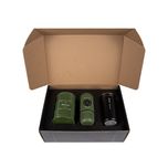 ست کامل سه عددی اسپرسوساز سفری اصلی گارانتی دار رنگ قرمز اقساطی پک کادویی پرمیوم