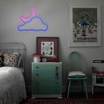 چراغ دیواری نئون دیزاین طرح Cloud-Vs-Moon_MLC*341