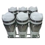 ست جا ادویه 6 پارچه کاپریس مدل فلورا کد 02