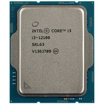 پردازنده مرکزی اینتل مدل Core i3-12100 Tray