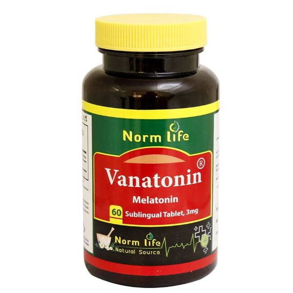 قرص زیر زبانی واناتونین ملاتونین نورم لایف - 3 میلی گرم بسته 30 عددی