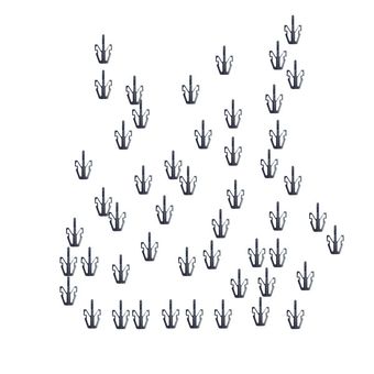 خار جلو پنجره خودرو  مدل SP-51 مناسب برای پراید بسته 50 عددی