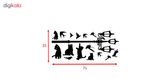 استیکر دیواری صالسو آرت مدل playful cat az