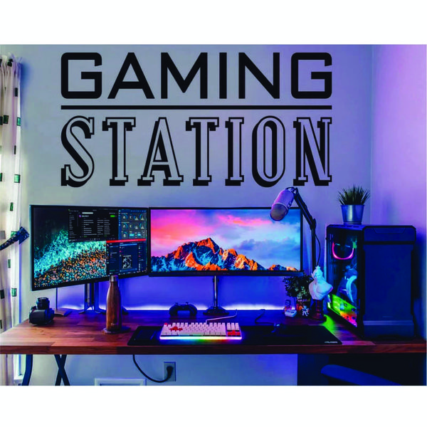 استیکر طرح گیمینگ استیشن مجموعه 16 عددی