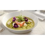 بشقاب خورش خوری زی مدل فرم اس 19 سفید درجه 3 بسته شش عددی	