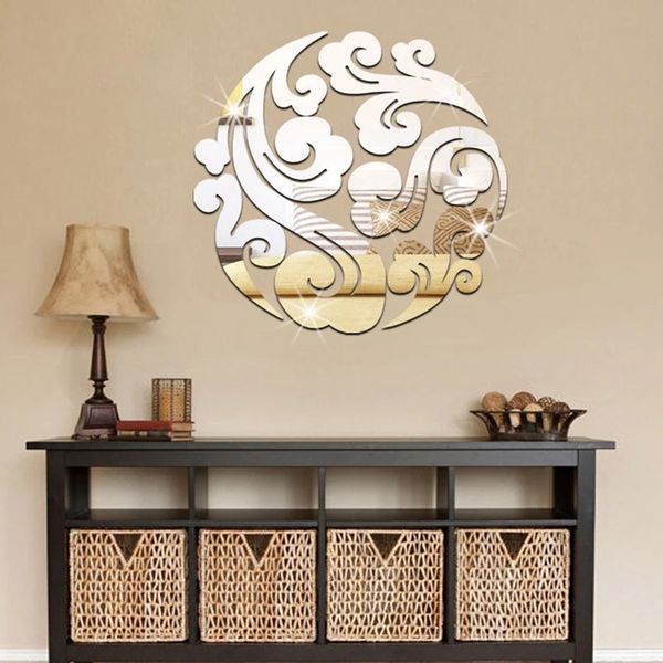 آینه پلکسی گلس دکووال مدل A211 پنج تکه