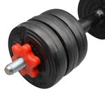 دمبل متغیر مدل GS-113824 وزن تا 3 کیلوگرم مجموعه دو عددی