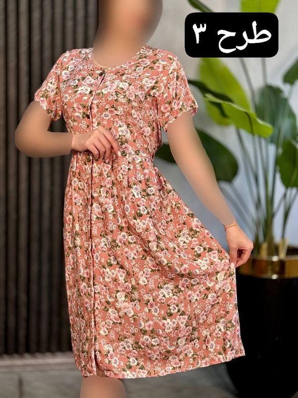 پیراهن نخی سلدا کد 1835