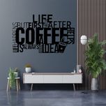 استیکر مدل چوبی طرح کافه کد S49