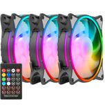 FAN CASE GREEN HURACAN GFK120M-ARGB 3 in 1
