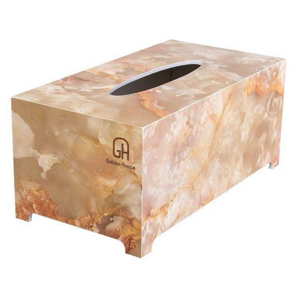 ست سطل و جای دستمال کاغذی گلدن هاوس کد 01