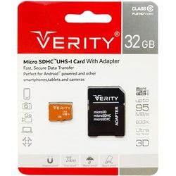 کارت حافظه وریتی ظرفیت 32 گیگ مدل 633X کلاس 10 استاندارد UHS-I U1