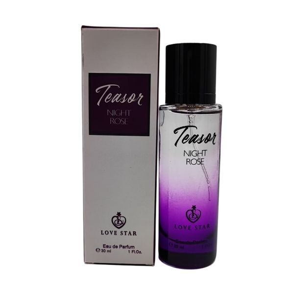 ادوپرفیوم زنانه لاو استار مدل میدنایت رز با رایحه ملایم و شیرین حجم 30 میلیلیتر