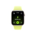 ساعت هوشمند 44 میلی متری اپل مدل SE 3 Aluminum Case با بند سیلیکونی
