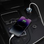 شارژر فندکی 60 وات بیسوس مدل Dual USB-C CGJM000213