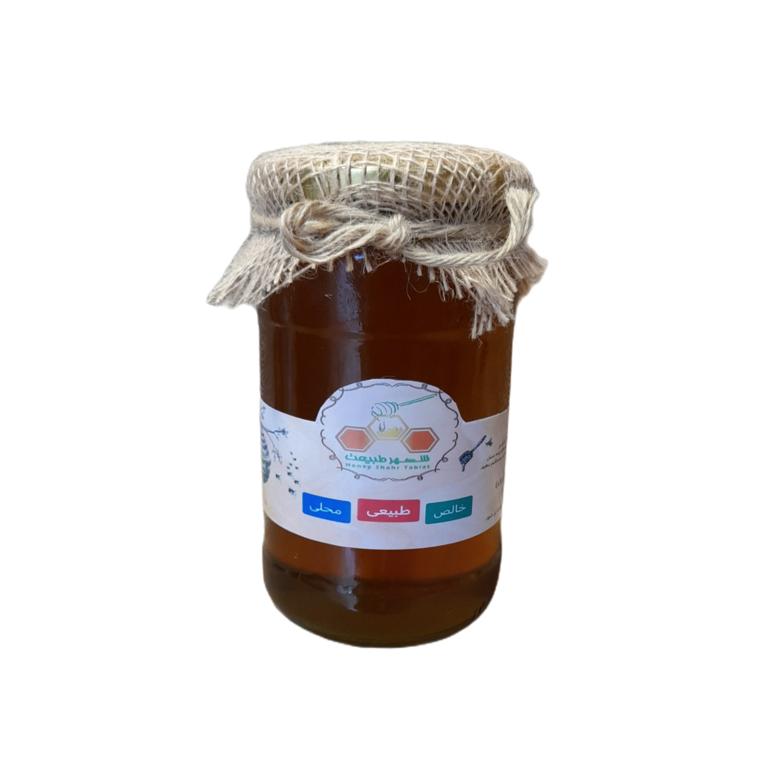 عسل چندگل طبیعی خام شهر طبیعت - 900 گرم