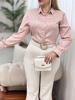 شومیز ساتن پلنگی 2865
