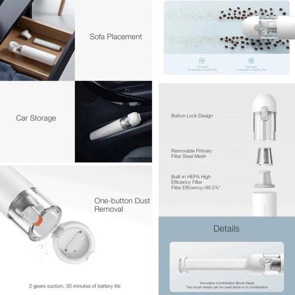 جارو شارژی شیائومی مدل Mini EU