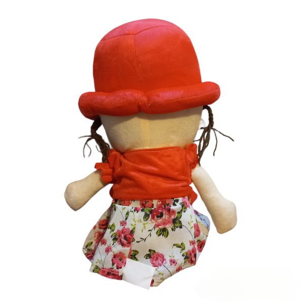 عروسک مدل دختر کلاهدار ارتفاع 50 سانتی متر
