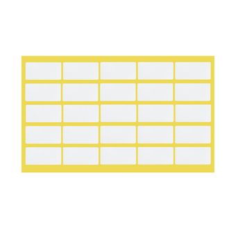 برچسب بسته 5 عددی سفید