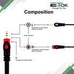 کابل 1 به 2 صدا