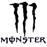 برچسب بدنه خودرو طرح پنجه هیولا کد monster*129