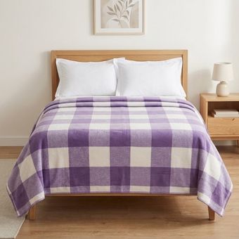 پتو 2 نفره انگلیش هوم مدل Quadrate سایز 220x200 سانتی‌متر