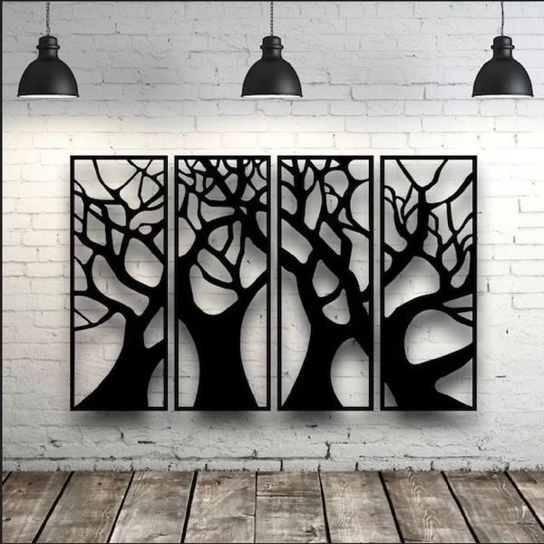 دیوارکوب مدل جنگل سیاه