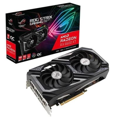 کارت گرافیک ایسوس مدل ROG STRIX RX 6600 XT ظرفیت 8 گیگابایت استوک