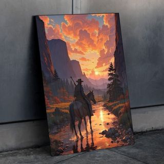 متال پوستر طرح گیم - Red Dead redemption